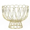 - Fruit Basket Wired metal gold plated^Present time Hot