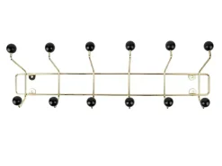 - Hat rack Saturnus XL gold w. black balls*Present time Clearance