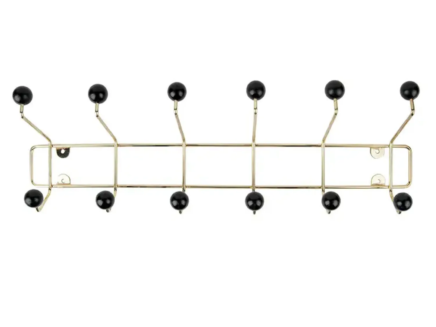 - Hat rack Saturnus XL gold w. black balls*Present time Clearance