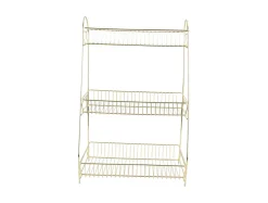 - Kitchen rack Tidy large iron gold plated^Present time Clearance