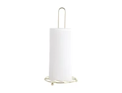 - Kitchen roll holder Wired metal gold plated*Present time