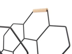 - Magazine rack Honeycomb matt black^Present time Outlet