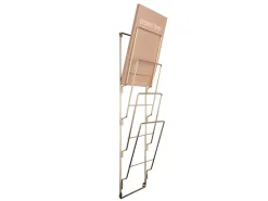 - Magazine rack steel wire gold plated*Present time Hot