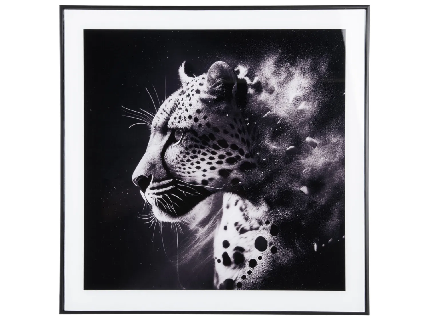 - Photo art Leopard glass black & white*Present time Online