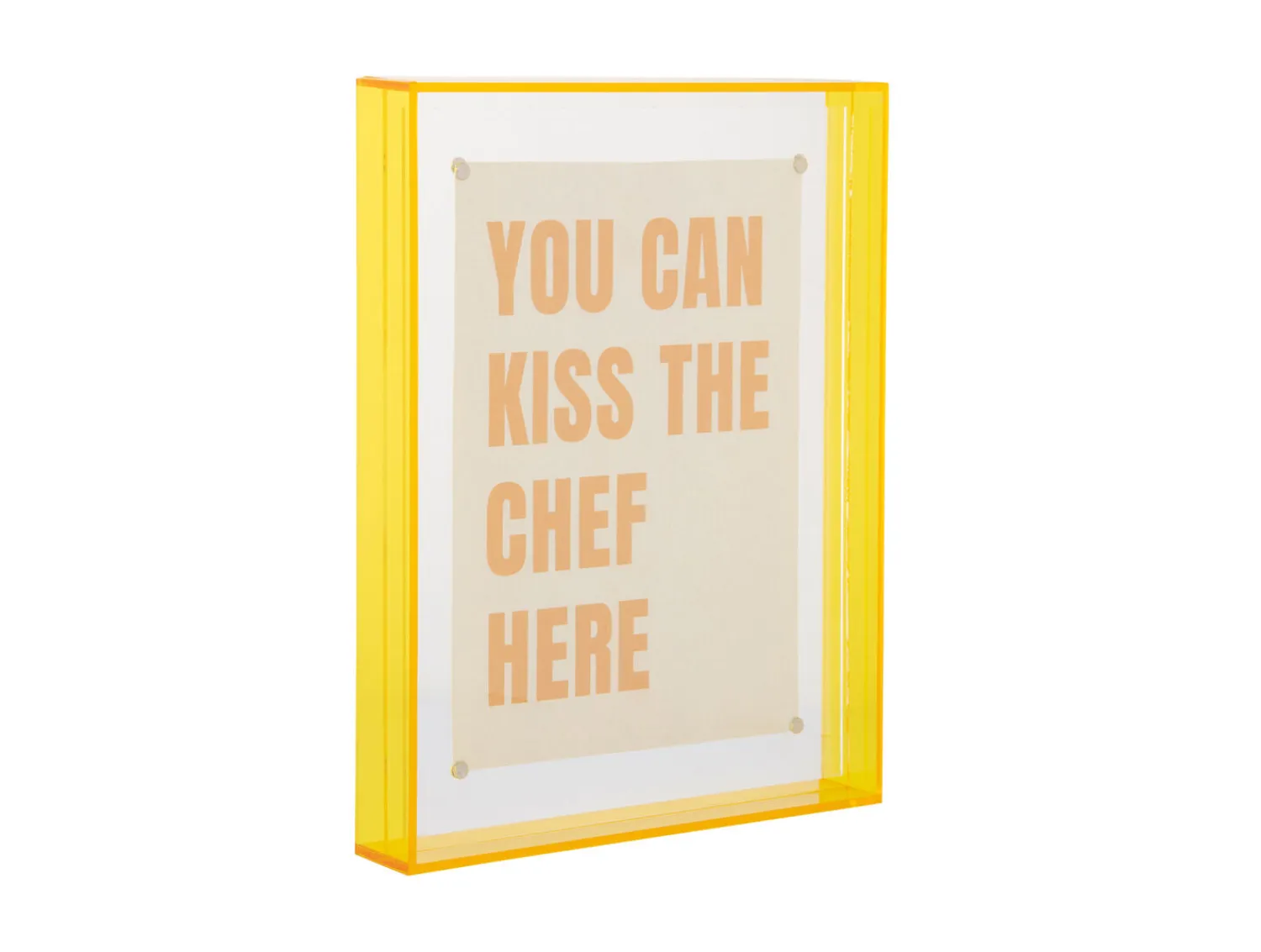 - Photo frame Gayo Large acrylic bright yellow*Present time Hot