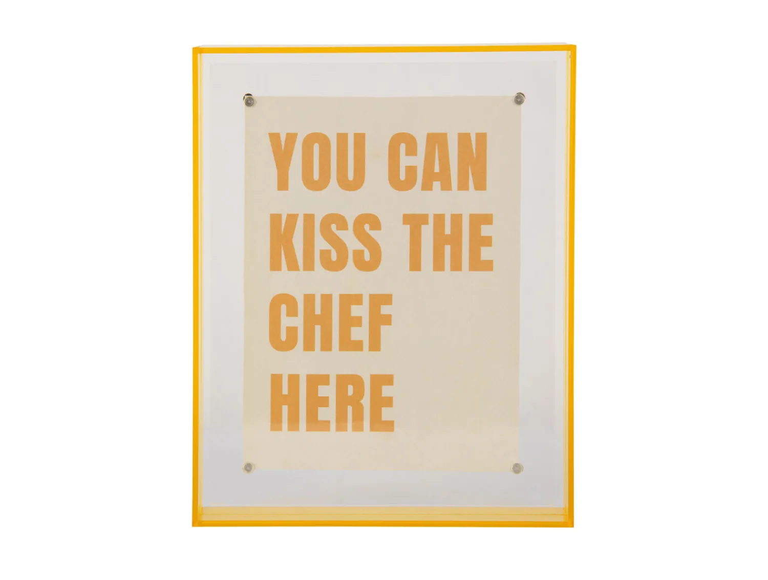 - Photo frame Gayo Large acrylic bright yellow*Present time Hot