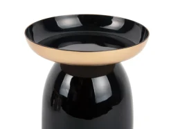 - Pillar candle holder Mila small iron enamel black*Present time Sale