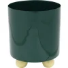 - Plant pot Double Funky medium retro green w. soft yellow*Present time Online