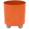 - Plant pot Double Funky medium bright orange w. soft purple*Present time New