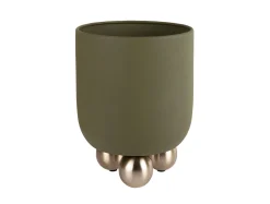 - Plant pot Estilo large luxury green^Present time Discount