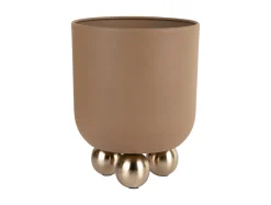 - Plant pot Estilo small mocha brown*Present time New
