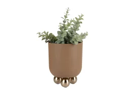 - Plant pot Estilo small mocha brown*Present time New