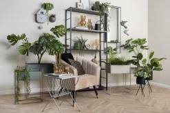 - Plant pot set Essence straight iron black^Present time Outlet