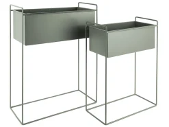 - Plant pot set Essence straight iron jungle green*Present time Outlet