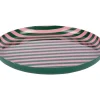 - Plate Animado medium retro green w. soft pink^Present time Best