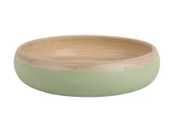 - Salad bowl Puro sphere bamboo soft green*Present time Outlet