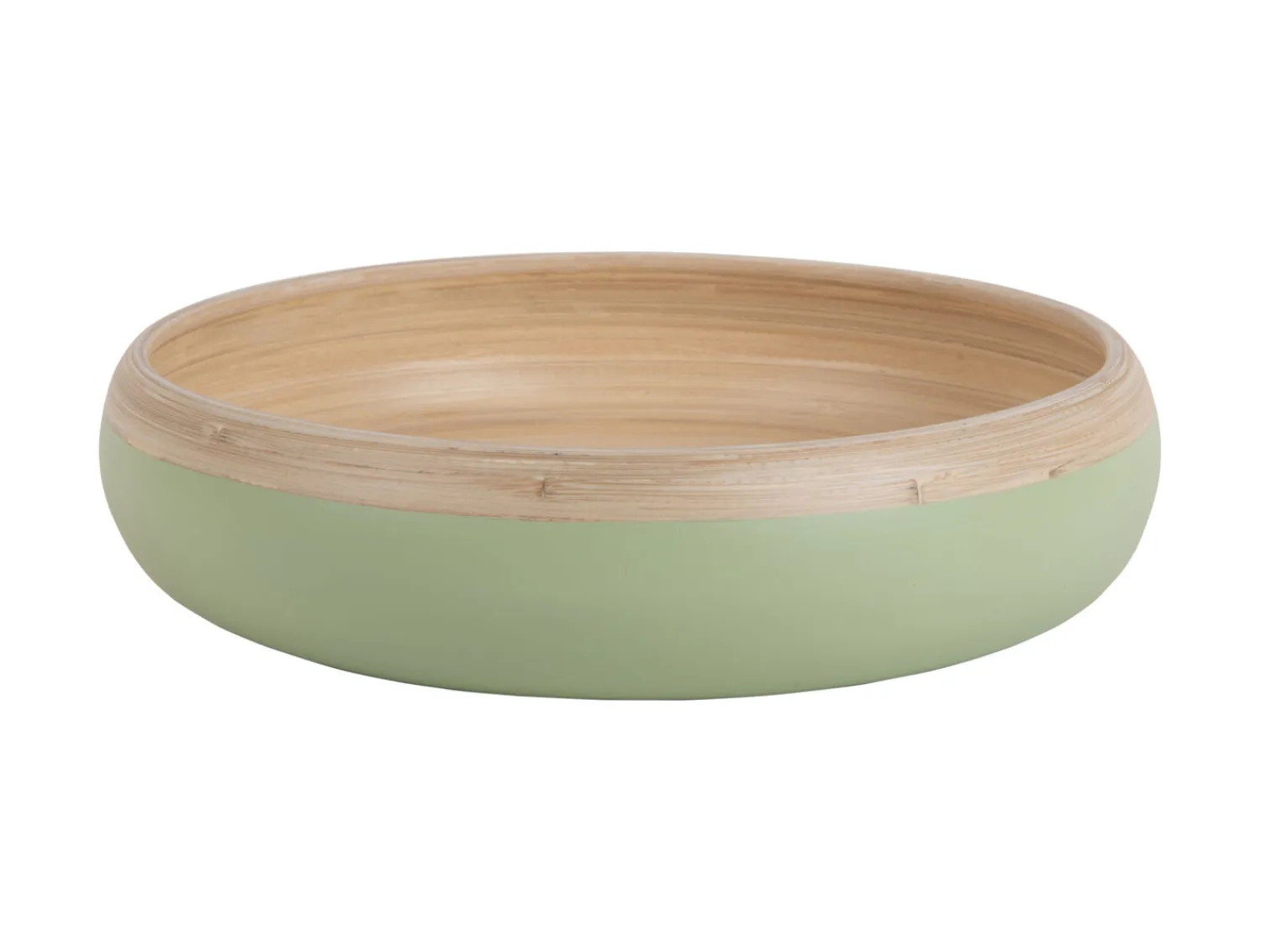 - Salad bowl Puro sphere bamboo soft green*Present time Outlet