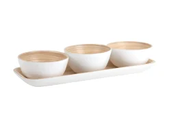 - Snack set Puro bamboo white*Present time Hot