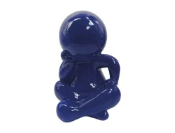 - Statue Amigo Sitting large cobalt blue^Present time