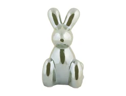- Statue Balloon Bunny large ceramic jungle green plated^Present time Hot