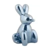 - Statue Balloon Bunny large ceramic dark blue plated^Present time Sale