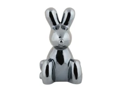 - Statue Balloon Bunny ceramic black plated^Present time Discount
