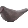 - Statue Bird mango wood walnut lacquered*Present time