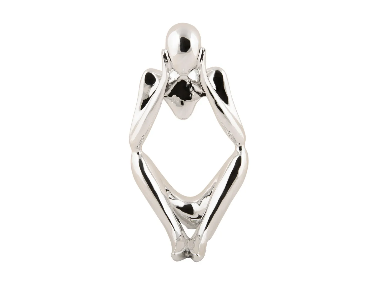 - Statue Dreaming polyresin chrome plated*Present time Clearance