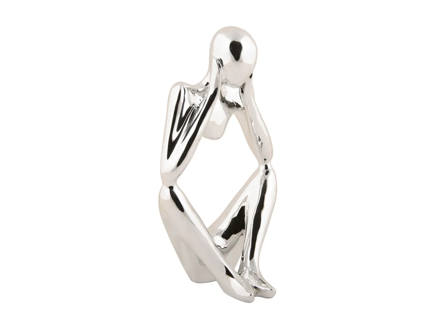 - Statue Dreaming polyresin chrome plated*Present time Clearance