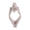 - Statue Dreaming polyresin light grey*Present time Sale