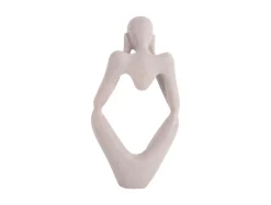 - Statue Dreaming polyresin light grey*Present time Sale