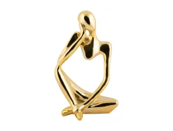 - Statue Imagine polyresin gold plated^Present time Discount