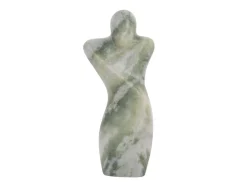- Statue Male abstract marble himalayan green^Present time Sale