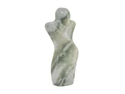 - Statue Male abstract marble himalayan green^Present time Sale