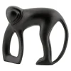 - Statue Monkey metal matt black*Present time Best