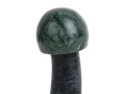 - Statue Mushroom small marble dark green*Present time