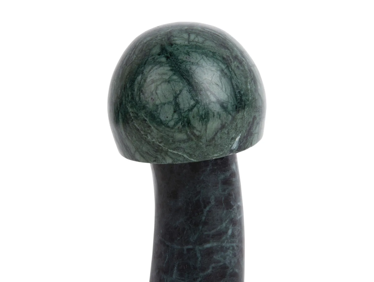 - Statue Mushroom small marble dark green*Present time