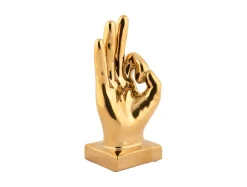 - Statue Perfecto ceramic gold plated^Present time Hot