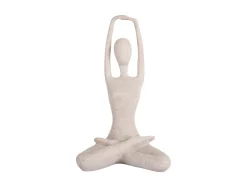 - Statue Stretched Lotus light grey*Present time