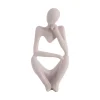 - Statue Wondering polyresin light grey^Present time Sale