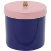 - Storage jar Double Funky small cobalt blue w. soft pink^Present time Outlet