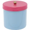 - Storage jar Double Funky small soft blue w. bright pink*Present time Discount