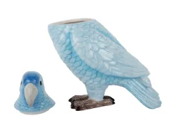 - Storage jar Bird soft blue*Present time