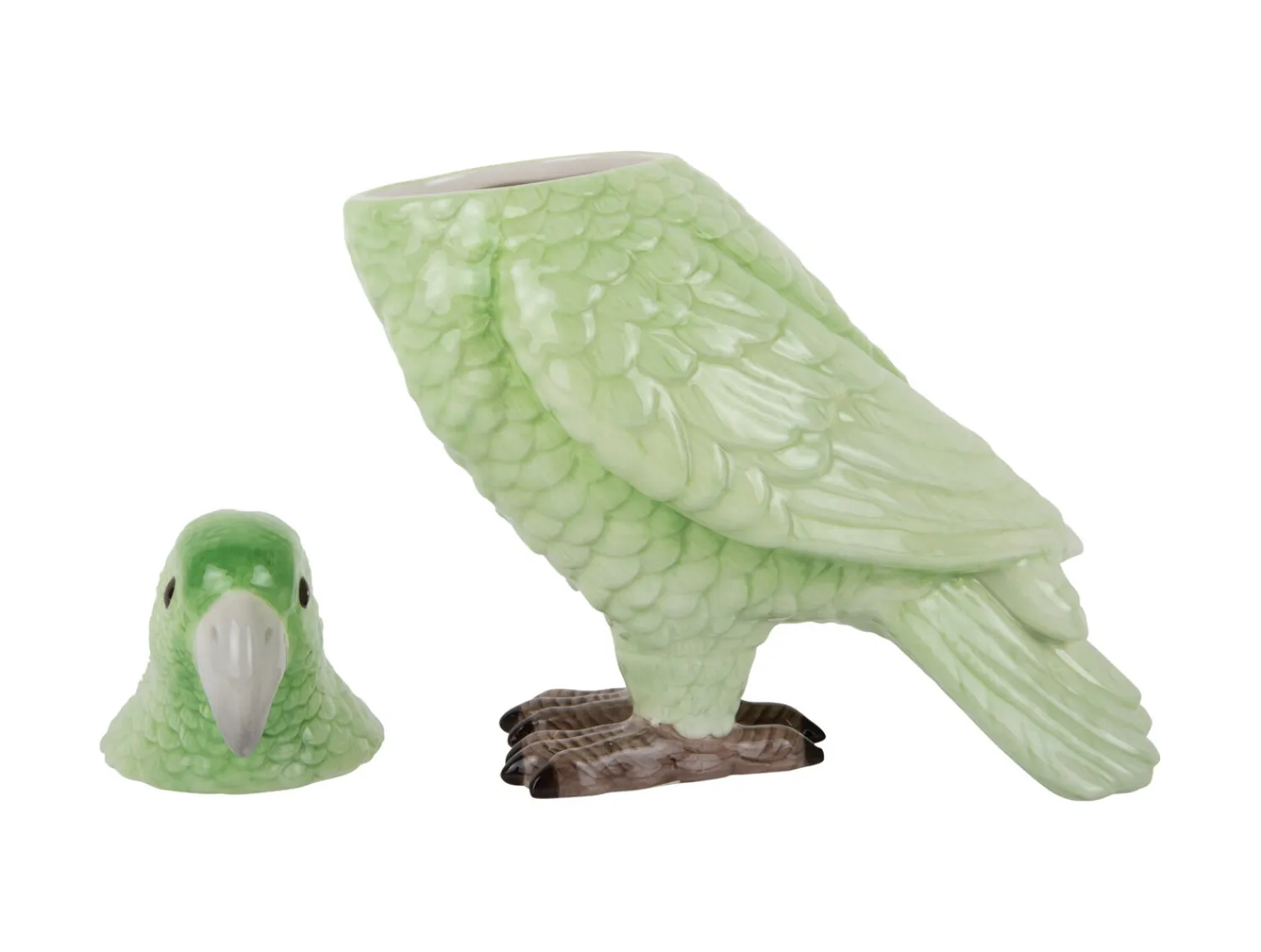 - Storage jar Bird soft green^Present time Hot