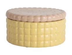 - Storage jar Biscuit Box large soft yellow^Present time Best