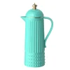 - Thermos bottle Crown turquoise blue^Present time Sale