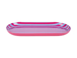 - Tray Animado oval large bright pink w. soft blue^Present time Hot