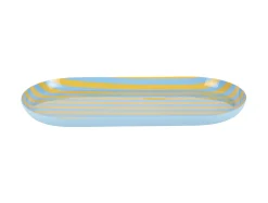 - Tray Animado oval large citrine yellow w. soft blue*Present time New