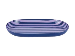- Tray Animado oval small cobalt blue w. soft purple^Present time Clearance