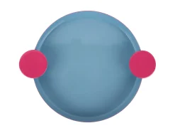 - Tray Double Funky large soft blue w. bright pink*Present time Clearance